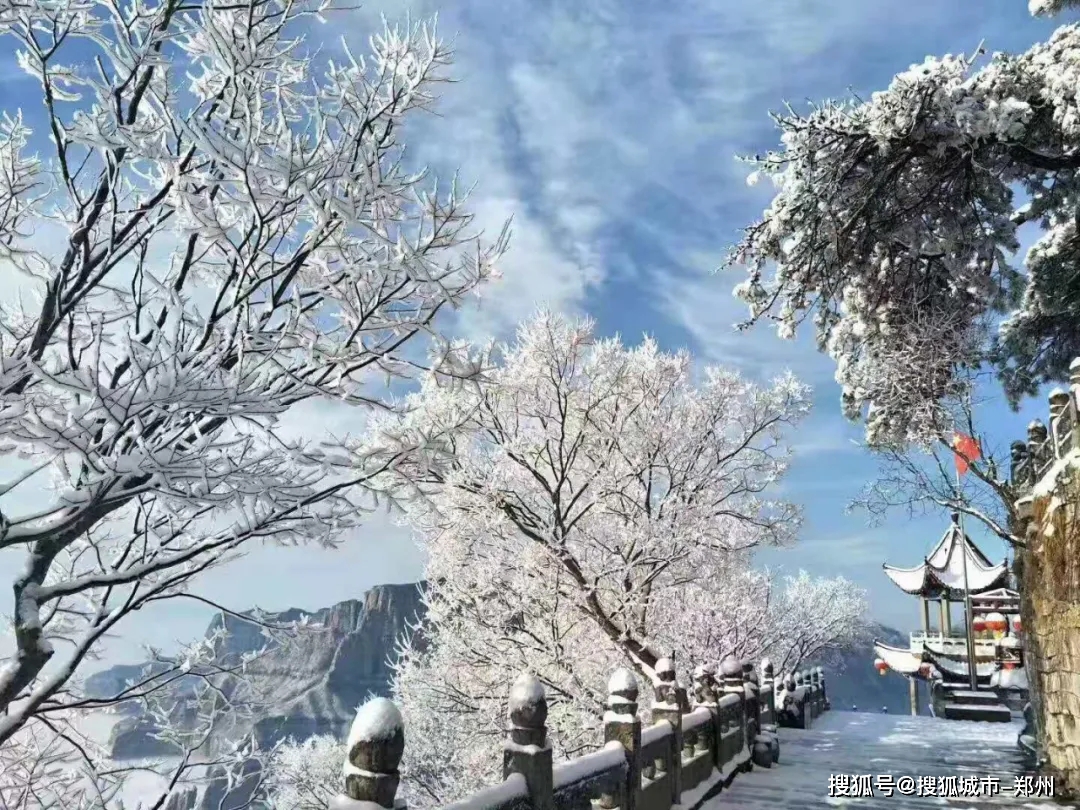 2021年的第一场雪，这里又变成了童话般的世界......