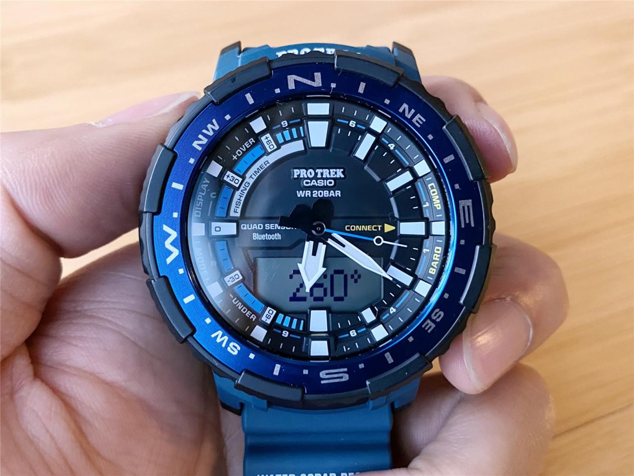 时尚实用双重奏卡西欧protrek户外腕表评测
