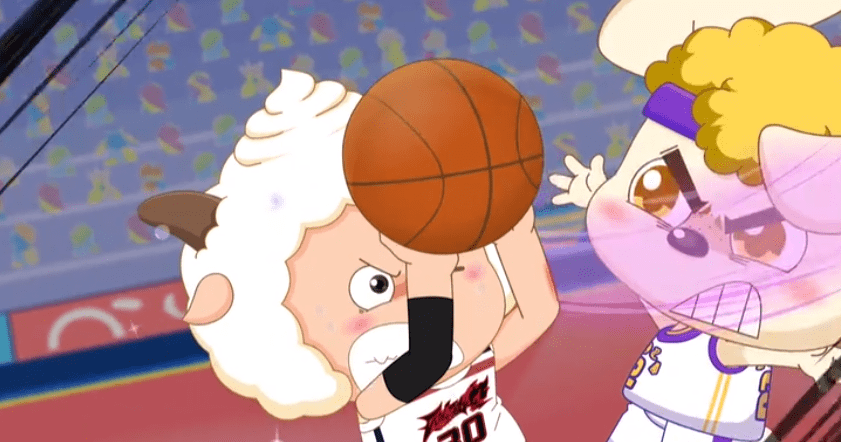 懒羊羊打篮球似人图片