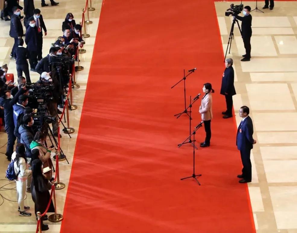 为陕西"装台"!6名委员踏上红毯