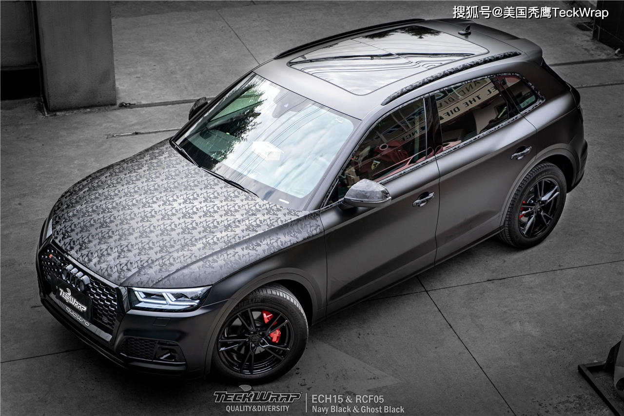 teckwrap秃鹰进口车身改色膜|电光黑&幽灵黑