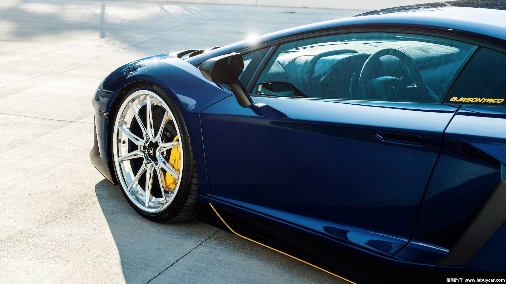 兰博基尼aventadorsv配备22英寸沃森轮毂套件单支轮毂或17万元