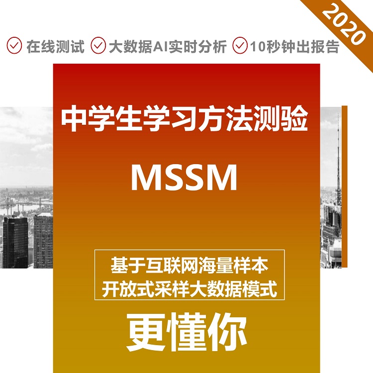 成绩总是上不去 寸辛中学生学习方法测验 Mssm 方式