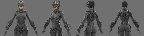 角色|《Project DT》女主角3D模型设计展示 东方版神奇女侠