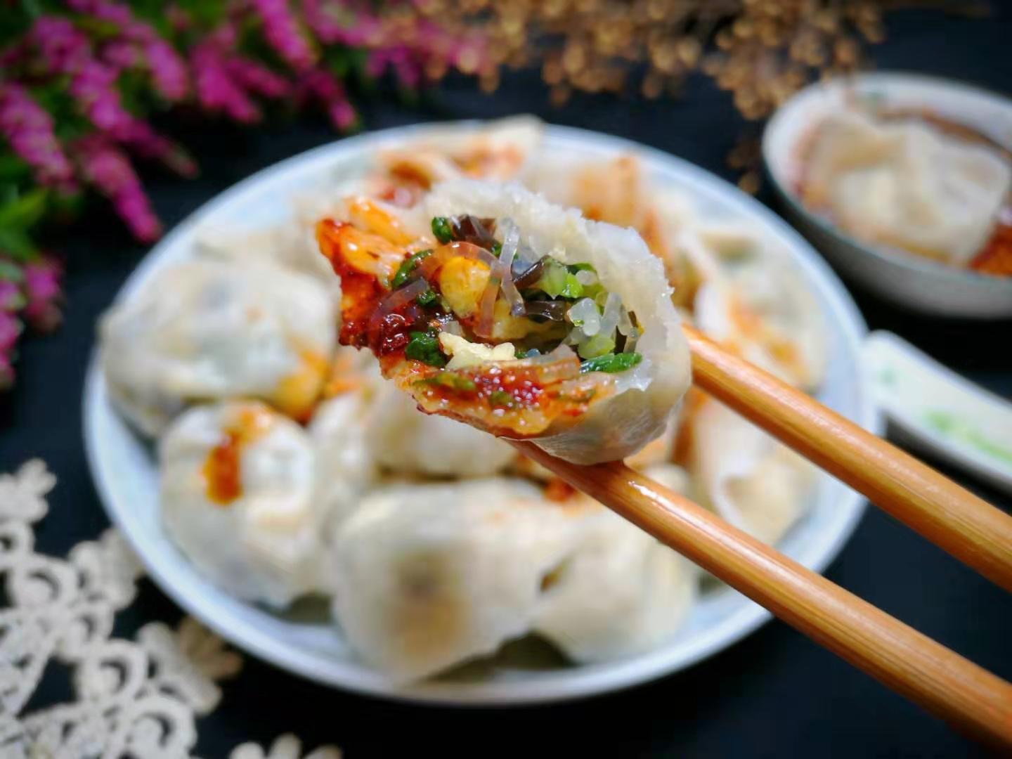 【小白菜素饺子馅】