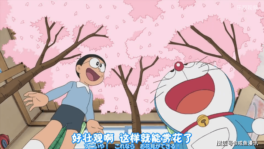 原创每逢春季必赏樱日本人到底有多爱樱花哆啦a梦给你答案