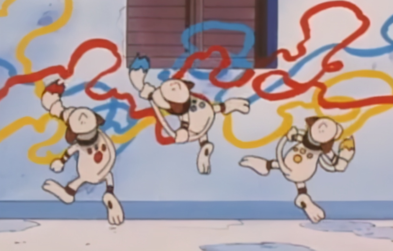 宝可梦精灵中的天生画师用尾巴创造出杰作的图图犬