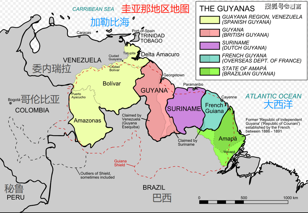 圭亚那人口_圭亚那地图