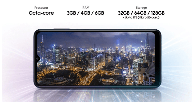 方面|三星推出Galaxy M12：采用6000mAh大电池+后置四摄