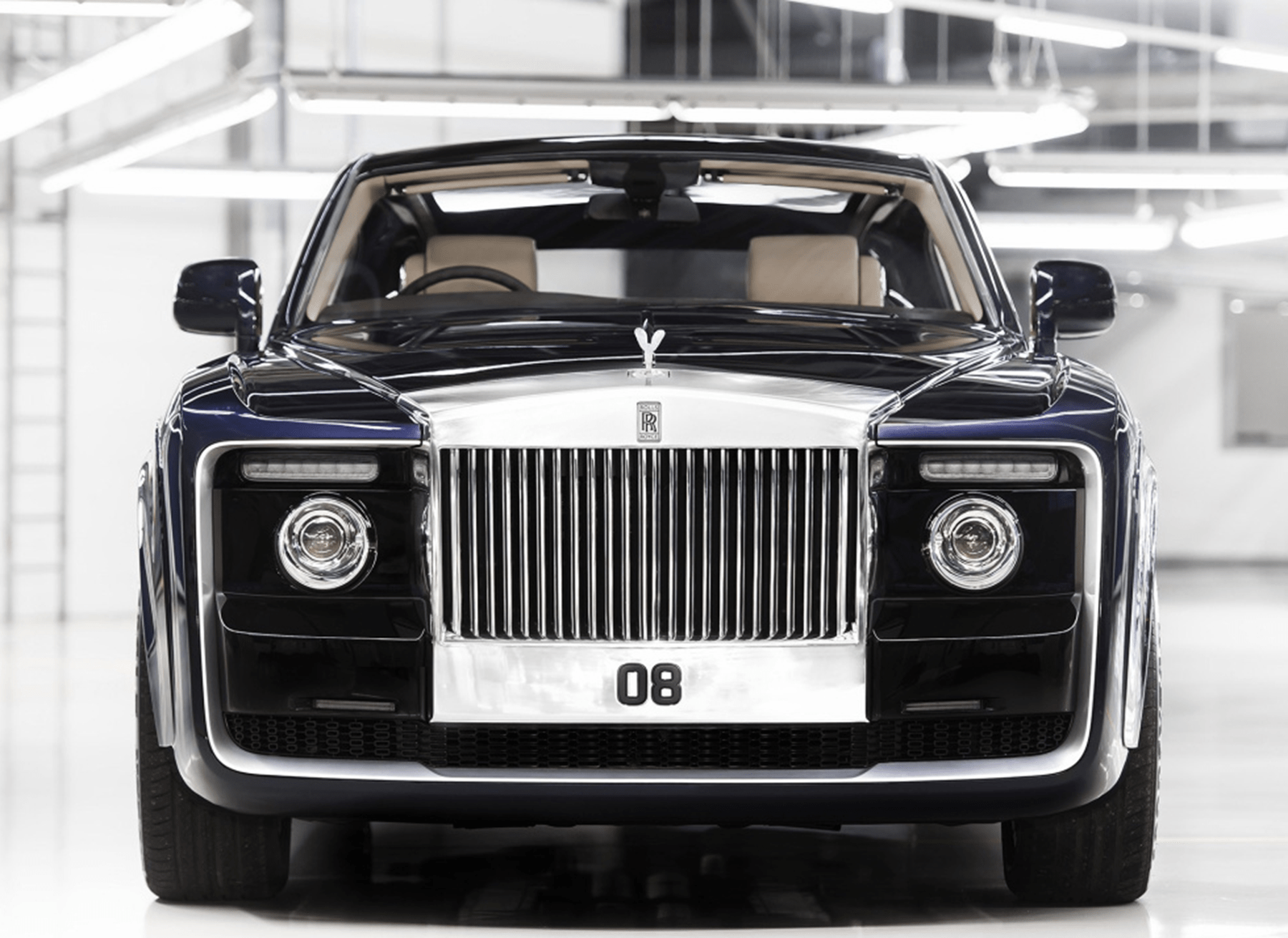 8892万劳斯莱斯现身意大利,配钻石车标,车主还是中国人