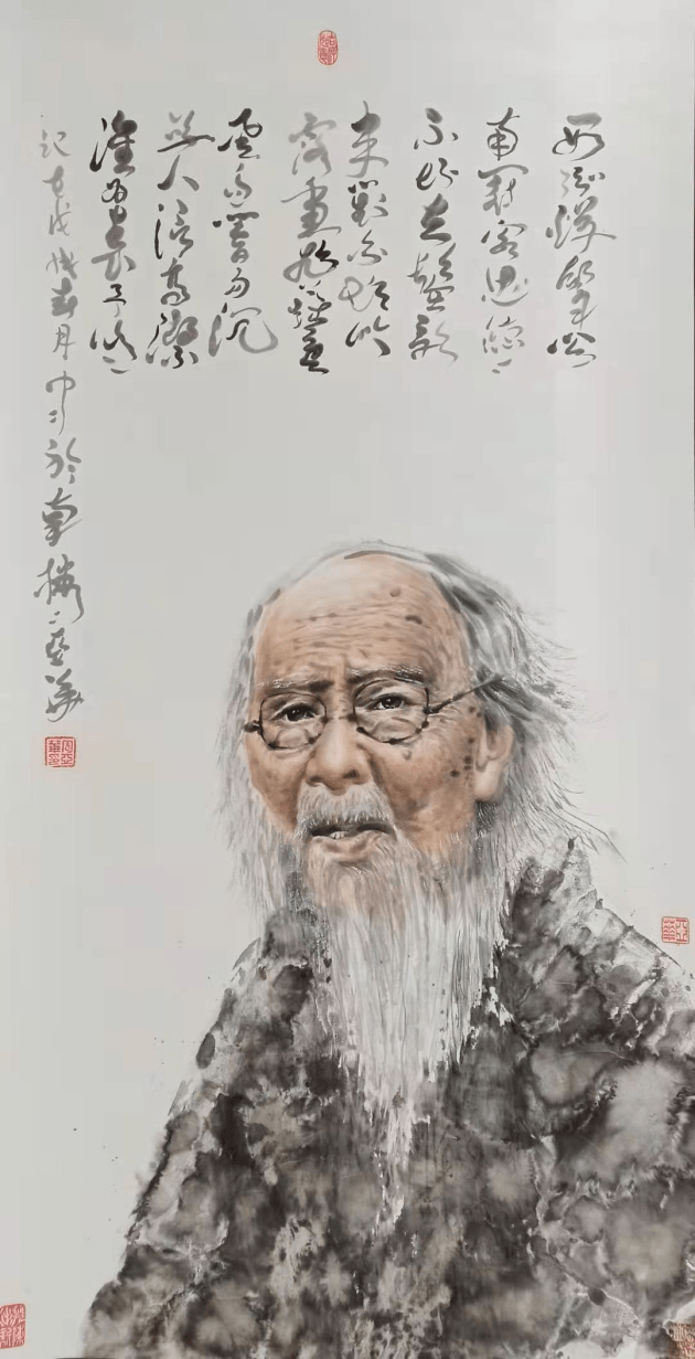 经典当代著名书画家周亚华作品鉴赏三王者有道极品高雅