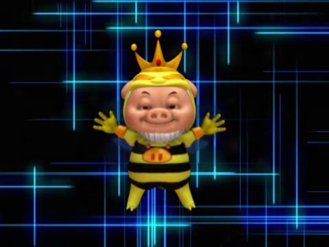 在数学考试中,猪猪侠为了帮助大傻怪做题目,使用超级棒棒糖变身成为