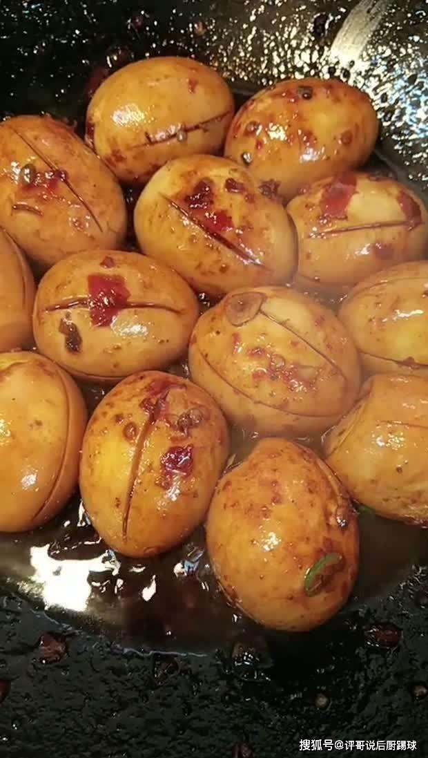 教你做麻辣卤蛋香辣可口味道香茶叶蛋吃腻了换种花样来