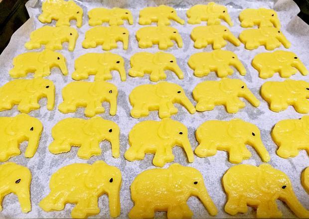 原创颜值超高的大象饼干带着孩子一起做好吃又好玩