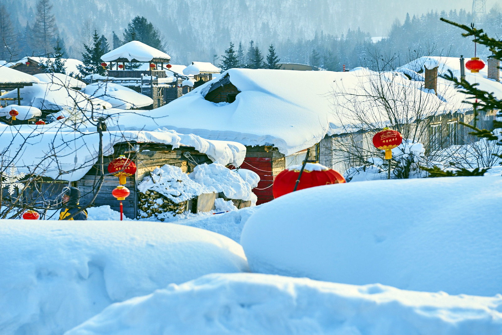 跟随《爸爸去哪儿》的脚步 在冰雪童话世界里过大年