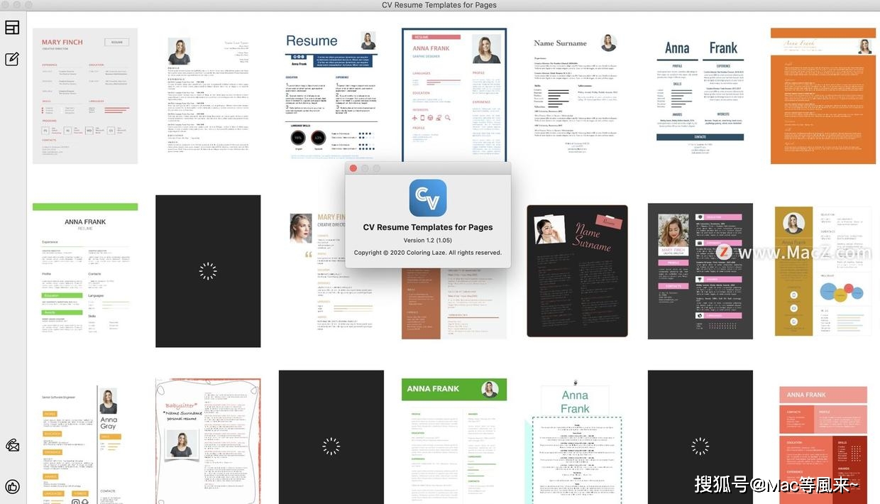 Resume Templates For Mac Pages 简历制作工具 专业
