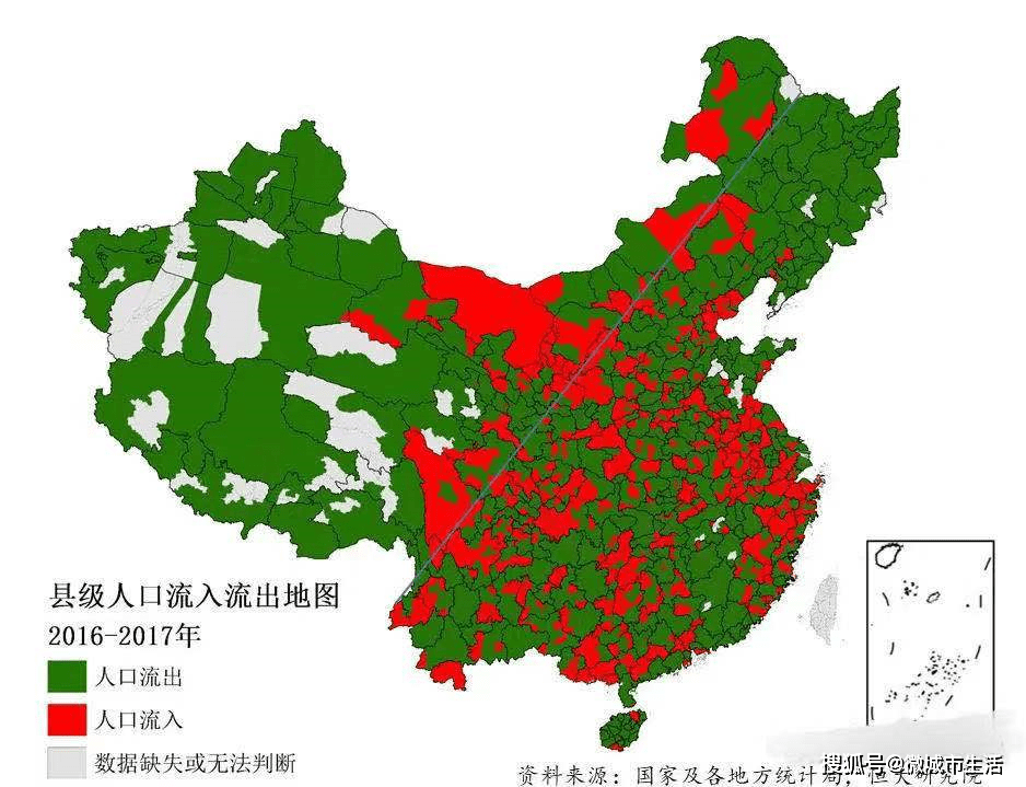 中国人口净流入城市_中国人口流入流出图(2)