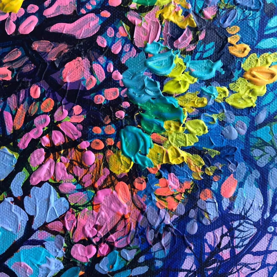 油画欣赏多么美的色调真想钻进画里面美醉了