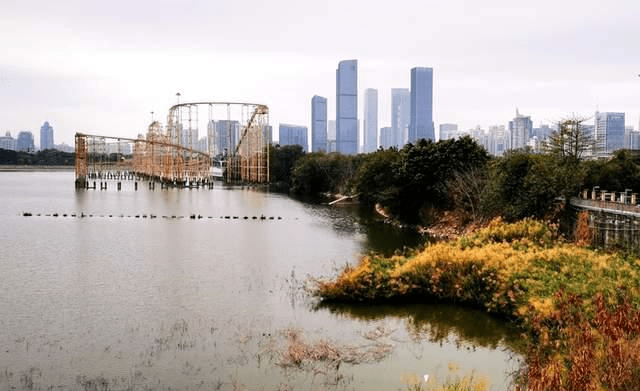 实拍深圳香蜜湖，现在有点萧条，但未来的规划了不得，颜值相当高