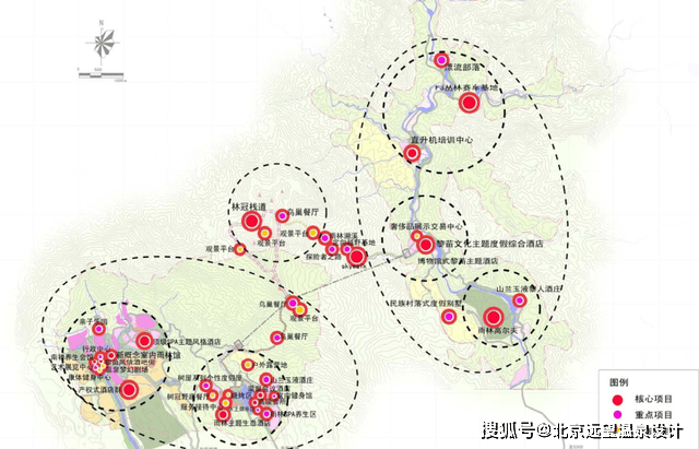 海南保亭七仙岭温泉度假区规划设计方案