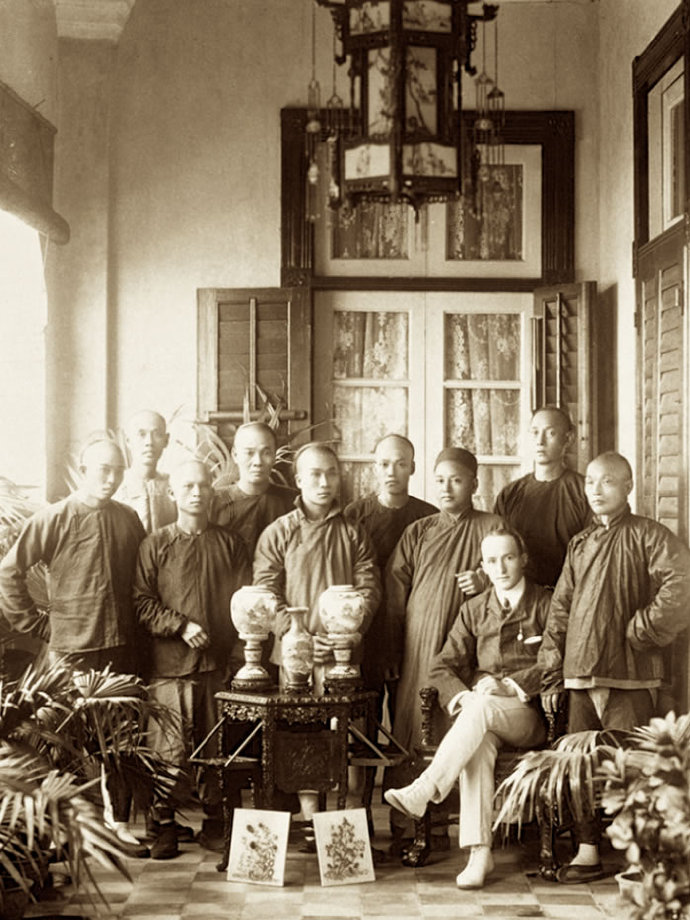 历史老照片100年前的广州