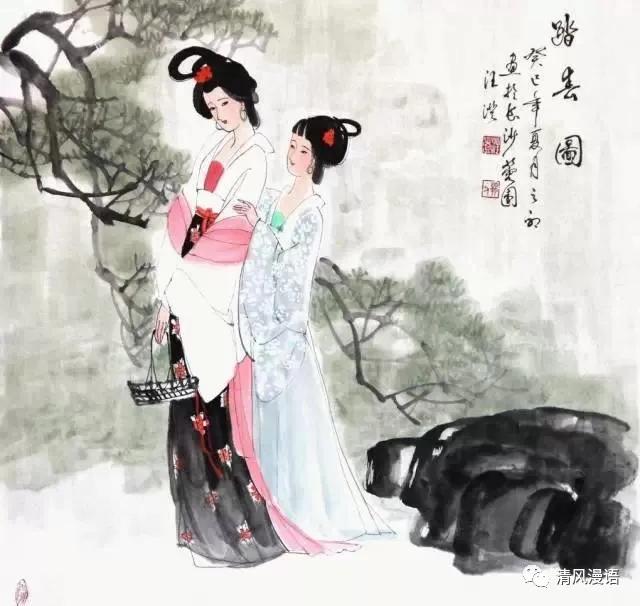 望花随柳挂前川的上一句