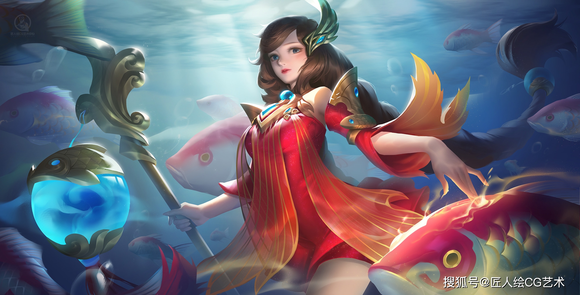 皎月女神戴安娜的女帝至臻皮肤,王者荣耀中大乔的沧海之曜皮肤,虞姬的