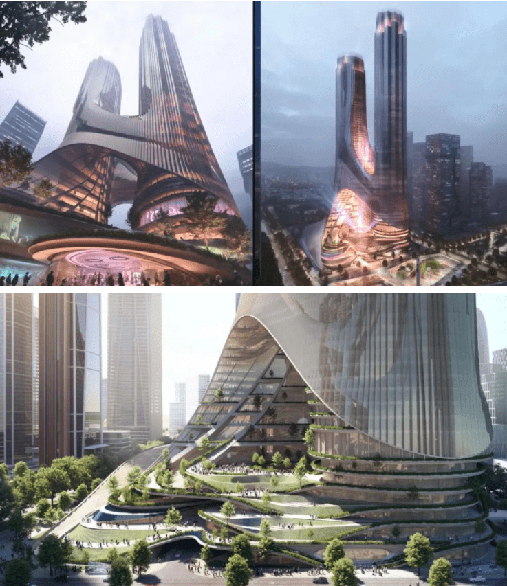 震撼！深圳超级中心地标集合，大胆前卫的【未来城市】！