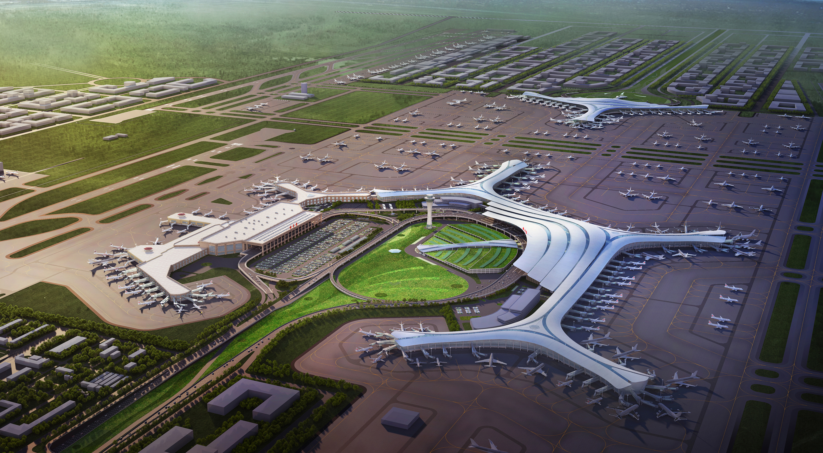 哈尔滨机场二期扩建最后一次评估