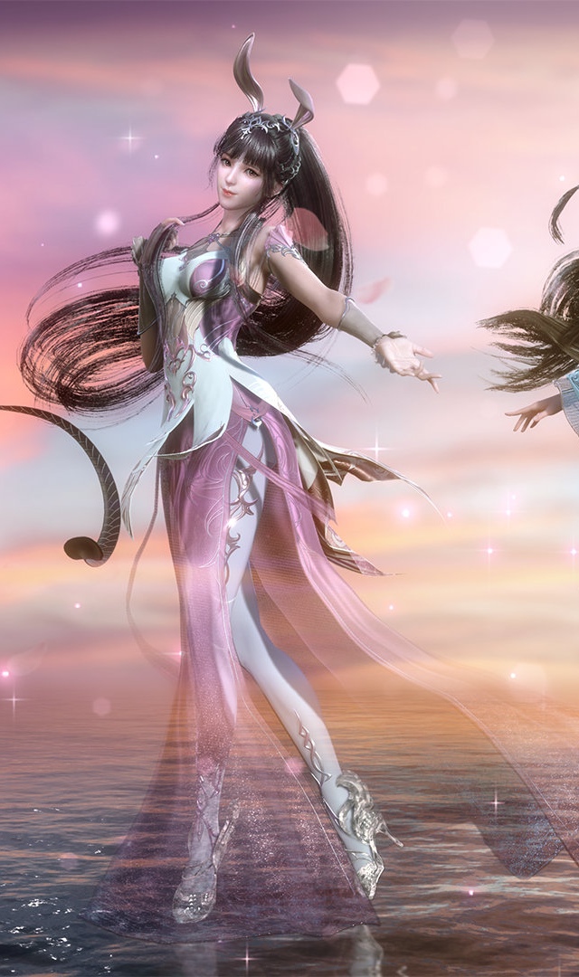 原创斗罗官方放出三美图片小舞像仙女美如画朱竹清腿部变形好难看