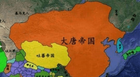 唐朝时吐蕃人口_唐朝地图最大时全图