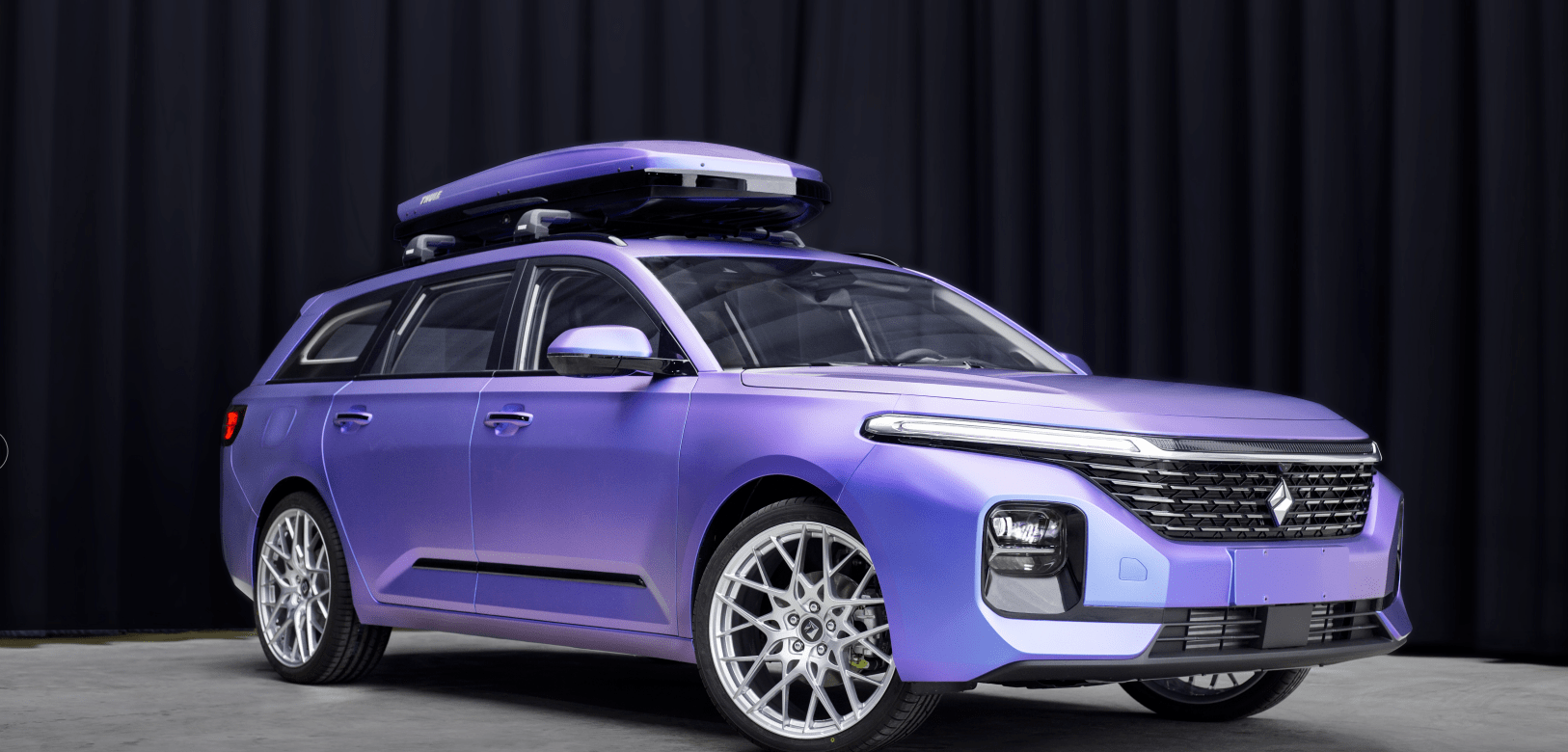 极光紫车型官图 第二款新宝骏休旅车定制版亮相_搜狐汽车_搜狐网