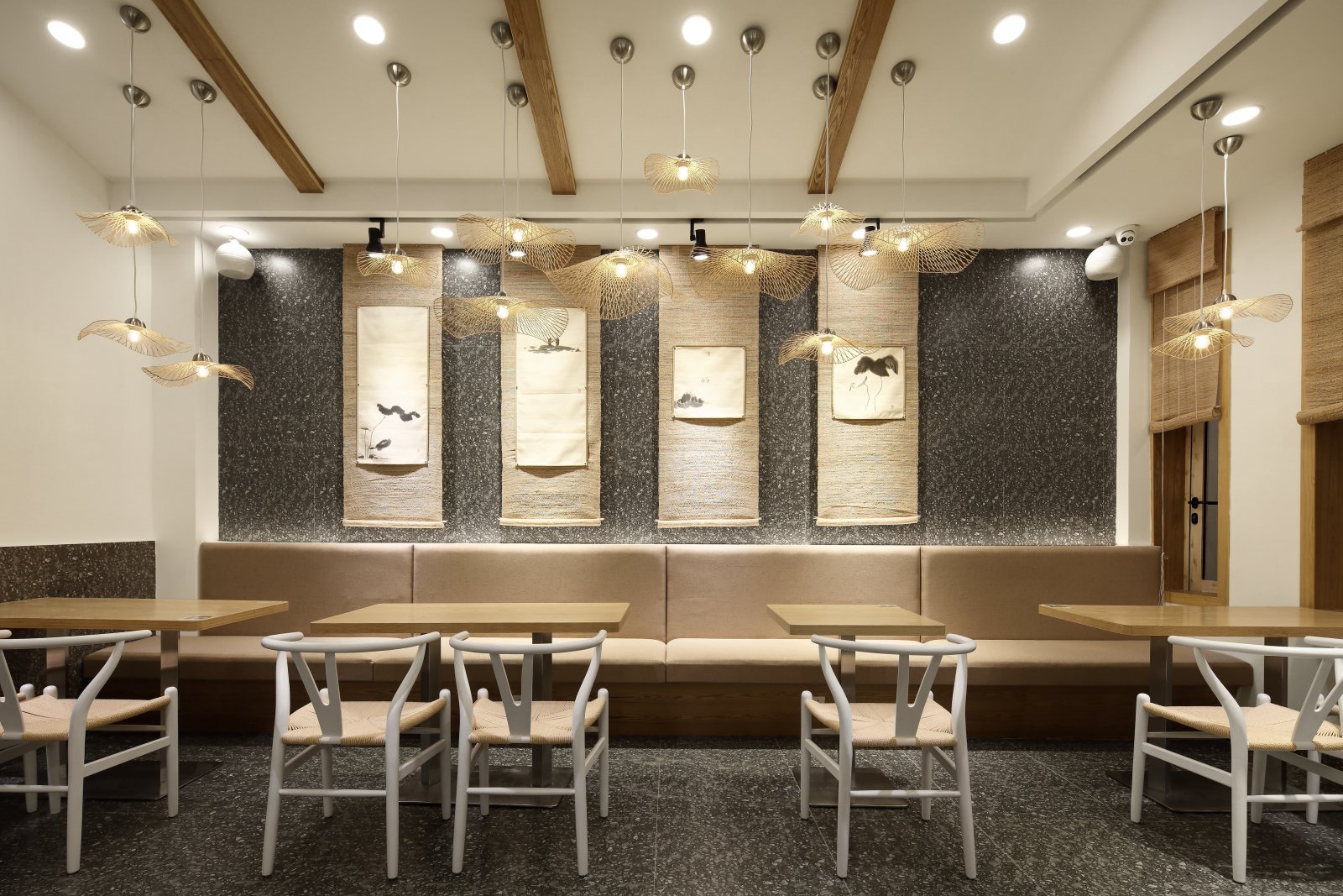 简约原木风日式餐厅设计_店铺