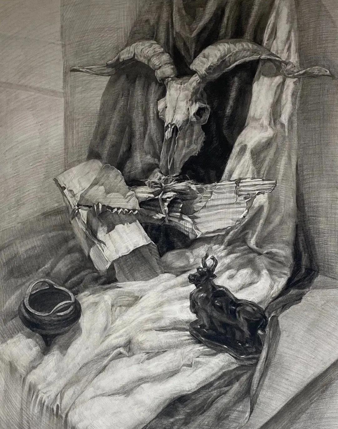 四川美院造型基础部作品精选简直是学院派的典范