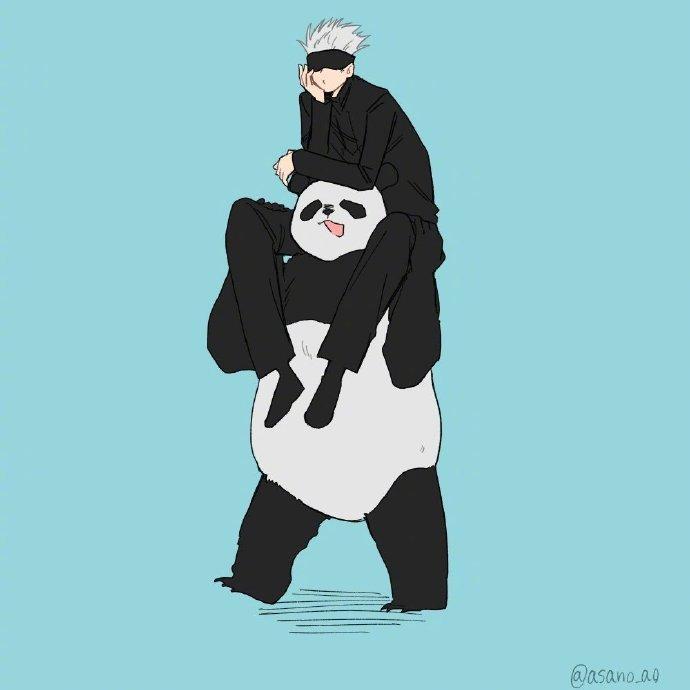 《咒术回战》全员抱走五条悟,虎子扛着跑,蔷薇姐看着太痛_熊猫举