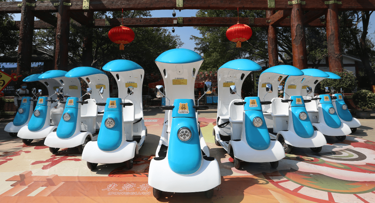 景区智能电动代步车 推进智慧旅游升级