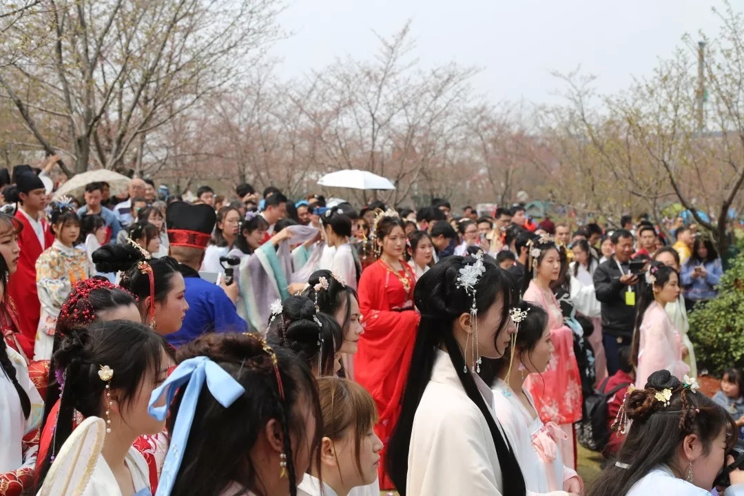 2021上海樱花节汉服游园会且待君来，今年的“花神”会是你吗？