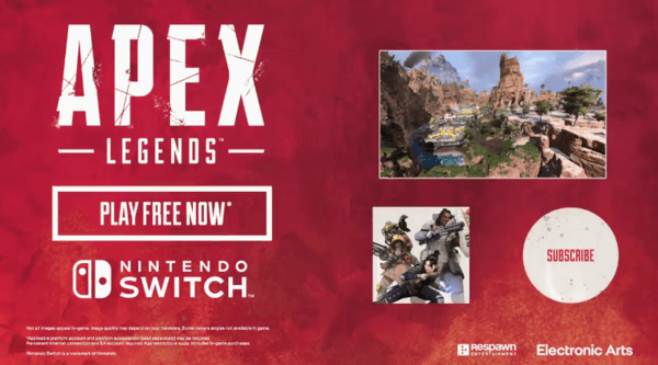 上市|Switch版《Apex英雄》上市宣传片 限时双倍经验特权