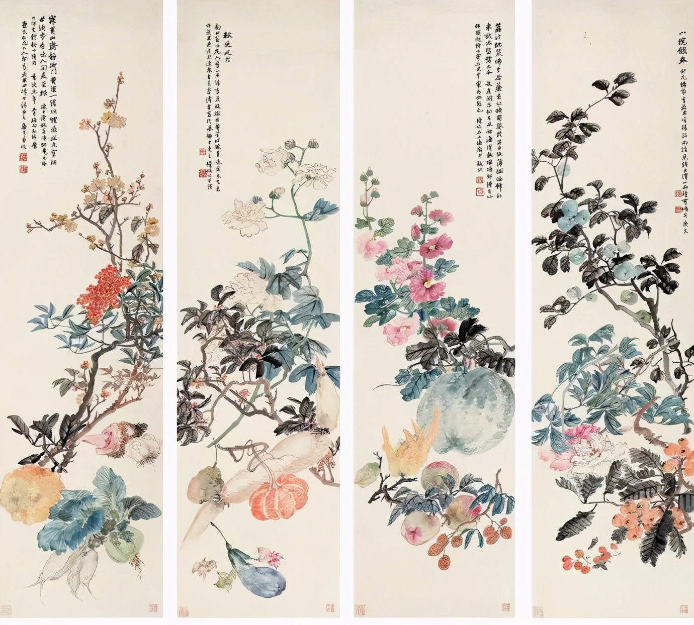 遒劲有金石气晚清全能画家陆恢作品集萃70幅