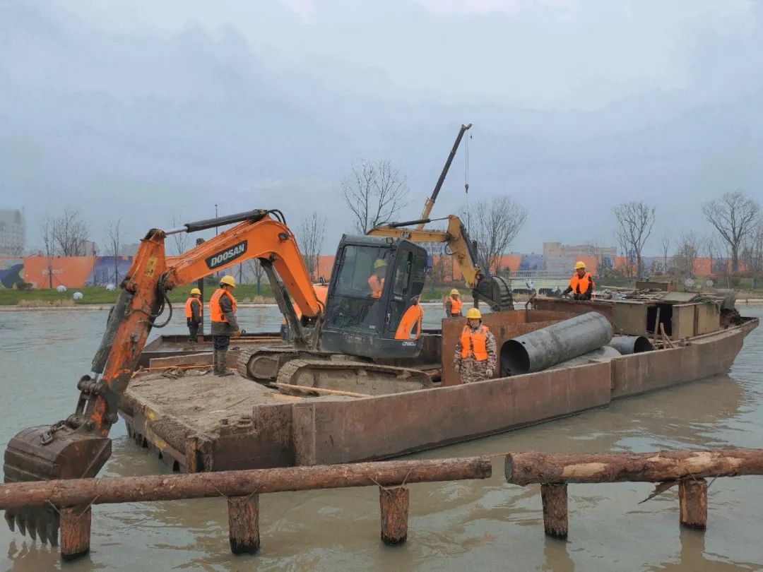 串场河市区段,"见底"疏浚!近况大图为您奉上