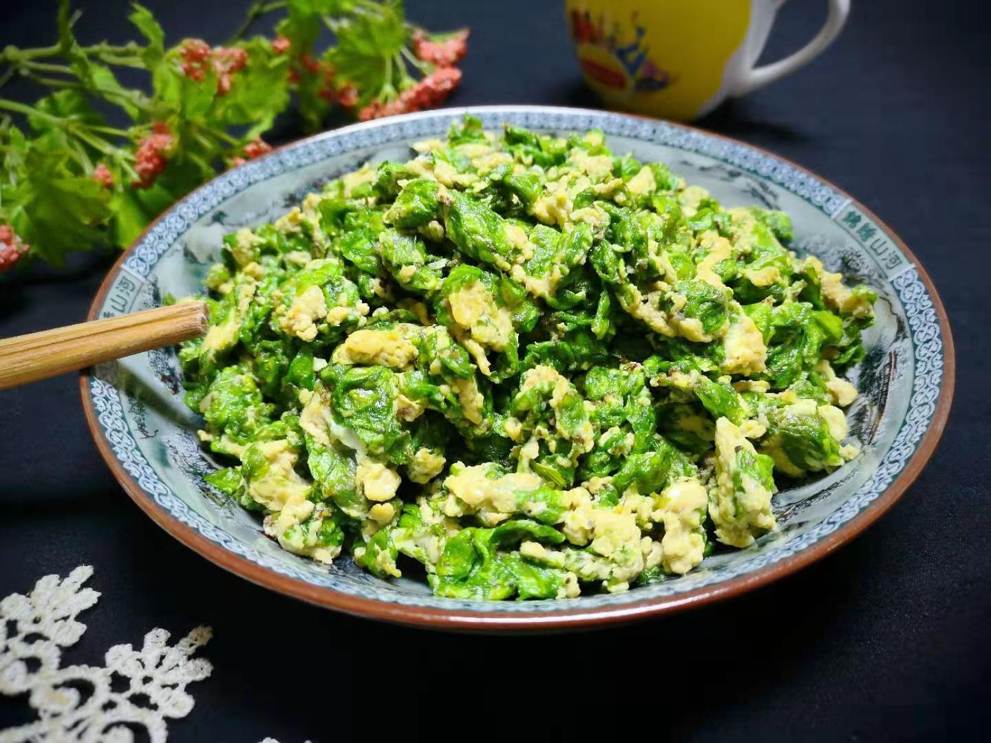 原创这种野菜清明时更鲜嫩炒鸡蛋贼香健胃安神南方人没吃过