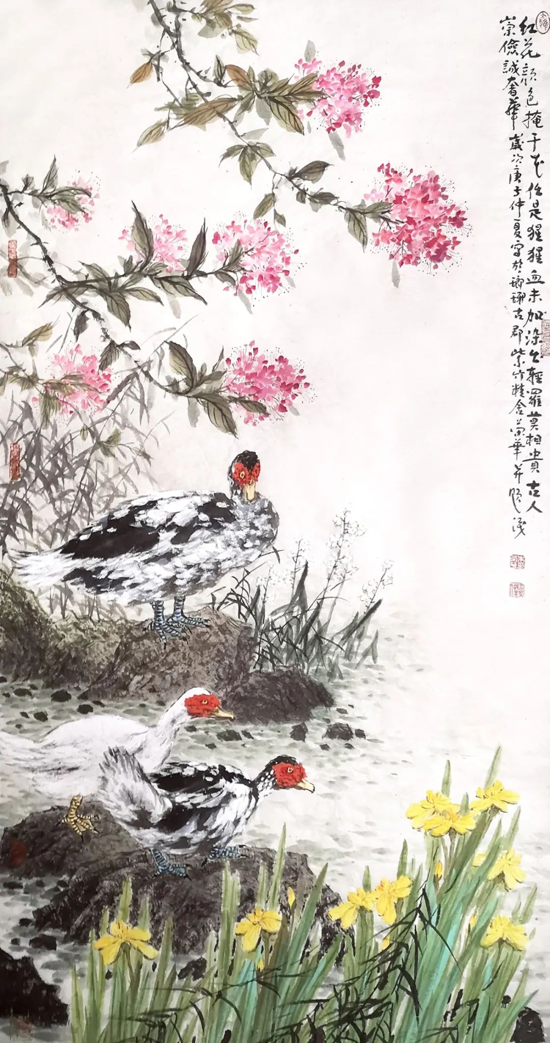 花秾有情～朱荣华水墨画精品在线展