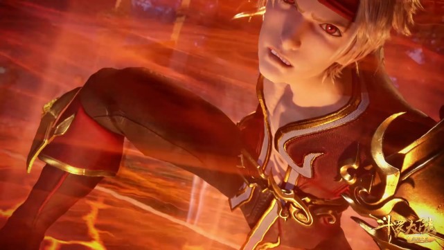 原创斗罗火无双施展第五魂技的时候化为小龙人网友头上有犄角