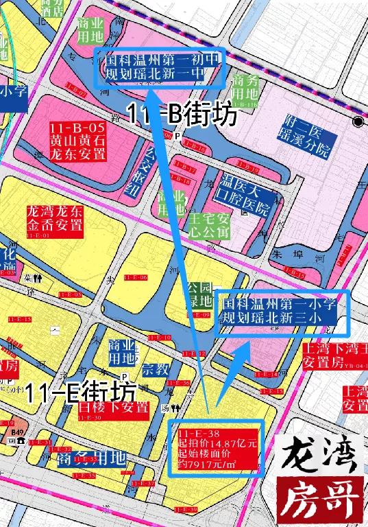 龙湾科技城一地块,未拍先火!明确小学,初中布局