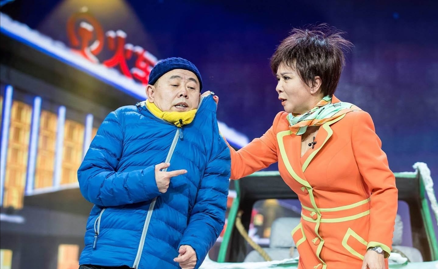 蔡明胆结石突发就医潘长江好着呢