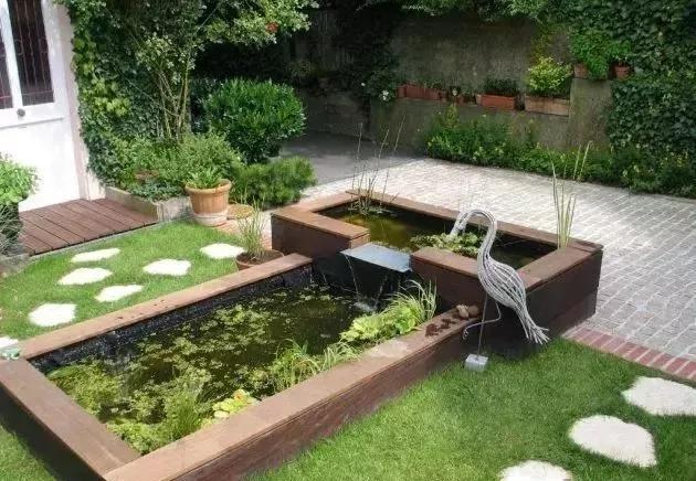 庭院景观水池让人与自然之间和谐共处岁月静好