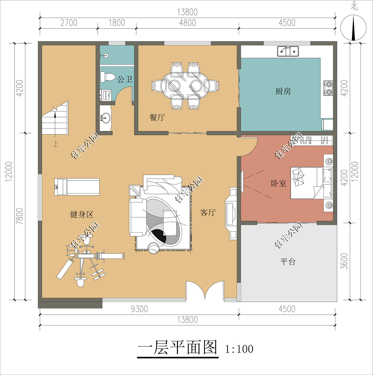 原创分享10套带落地窗的别墅图农村房子这么建谁还稀罕去城里