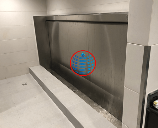 学校厕所成品感应冲水不锈钢小便槽池