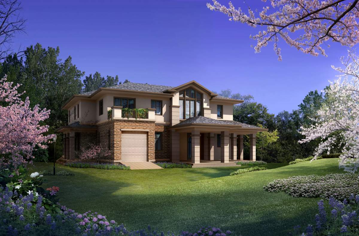 左岸阳光轻钢和重钢设计理念_加密