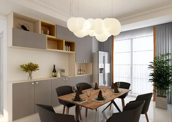 矮柜不仅储物空间小,而且尺寸也不一定合适,成品高柜样式也比较单一